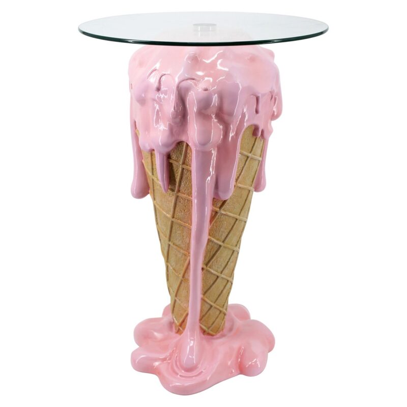 Bijzettafel Ice pink