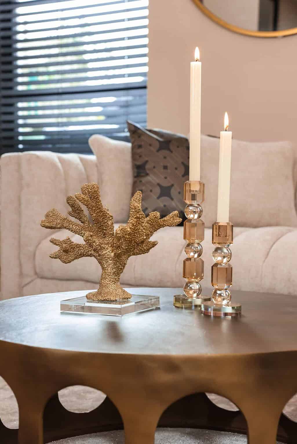 Salontafel Du Pont brushed gold