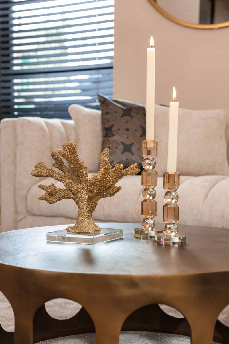 Salontafel Du Pont brushed gold