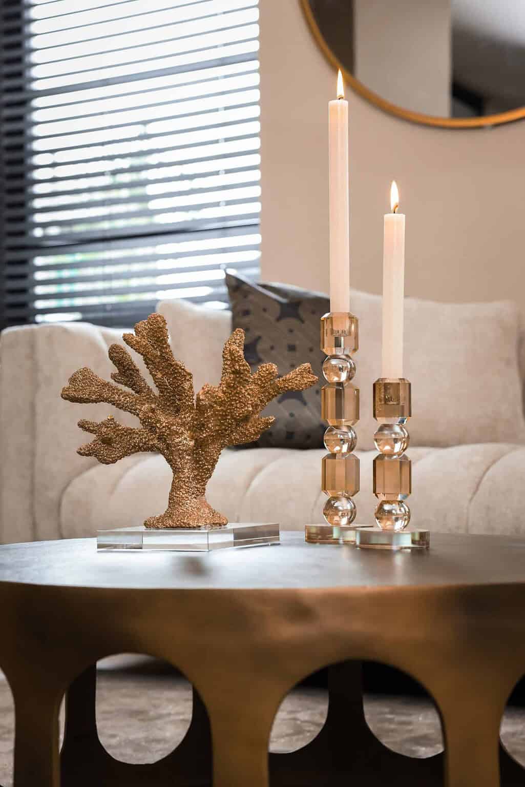 Salontafel Du Pont brushed gold