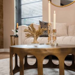 Salontafel Du Pont brushed gold