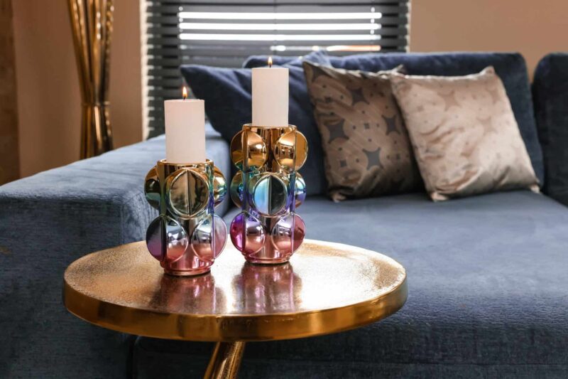 Bijzettafel Dolphin gold