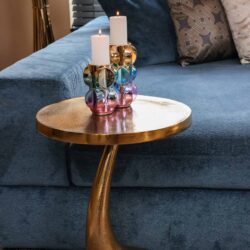 Bijzettafel Dolphin gold