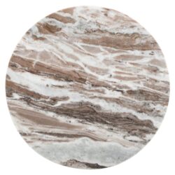 Bijzettafel Oberoy Blush beige 45Ø