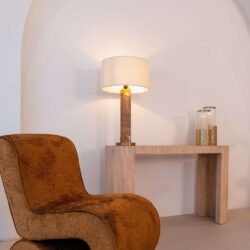 Lounge stoel Frankie cognac fusion