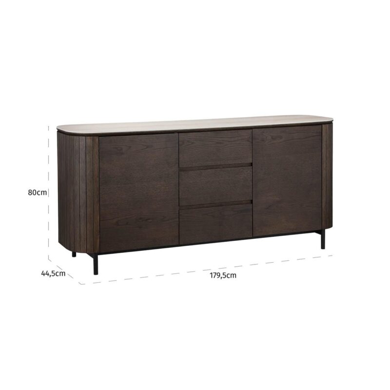 Dressoir Ritz brown