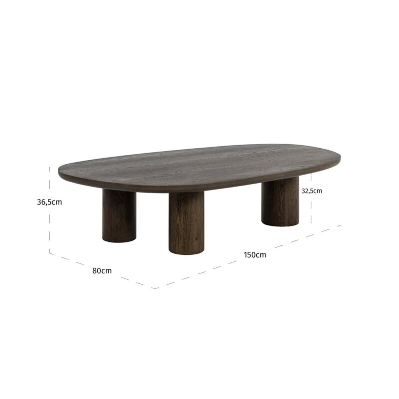 Salontafel Ellington brown