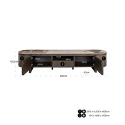 TV-meubel Langford brown