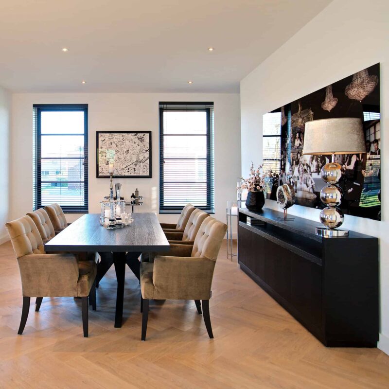 Dressoir Oakura chique zwarte kast