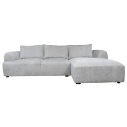 Detail van armleuning van Canterbury 2-5 AL hotelbank met chaise longue