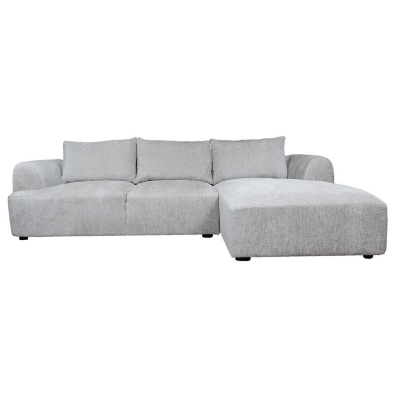 Detail van armleuning van Canterbury 2-5 AL hotelbank met chaise longue