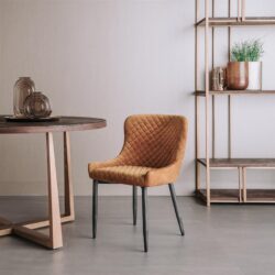 Oledo Stoel - fabric Bluvel 68 yellow