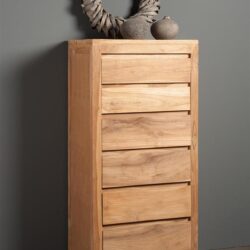 Corona ladekast in interieur, bruin, landelijk stijl