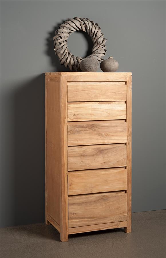 Corona ladekast in interieur, bruin, landelijk stijl