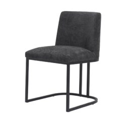 Detail van de stoffen bekleding van de Archi eetkamerstoel