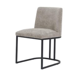 Detail van de zitting van de Archi eetkamerstoel in beige