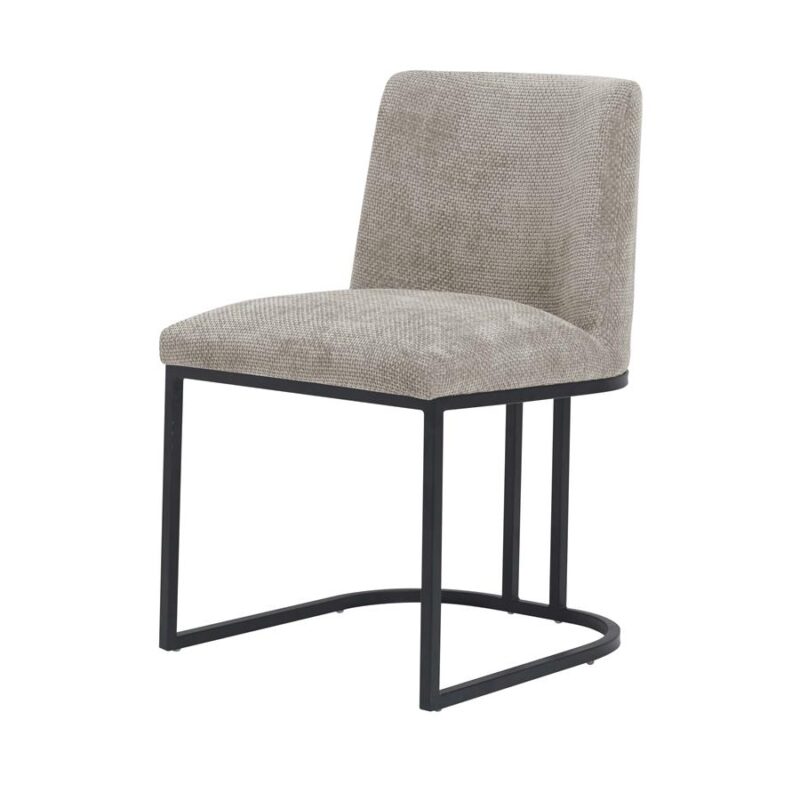 Detail van de zitting van de Archi eetkamerstoel in beige