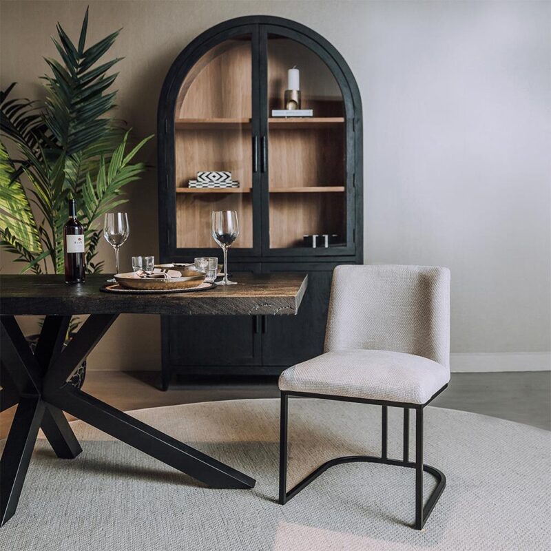 Archi Stoel - fabric Eden 3 cream