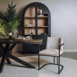 Archi Armstoel - fabric Eden 3 cream