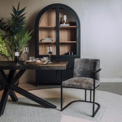 Archi Armstoel - fabric Eden 20 graphite