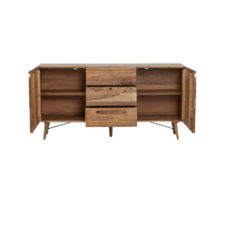 Perspectief van het Aura dressoir, natuurlijke kleur en diepte