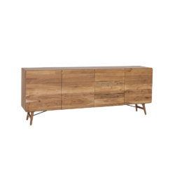 Detaillering van de Aura dressoir, naturele kleur, landelijk modern stijl