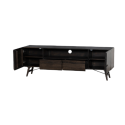 Aura TV-meubel espresso in een interieur setting