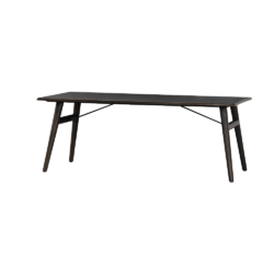 Detaillering van de espresso-houten tafelplank