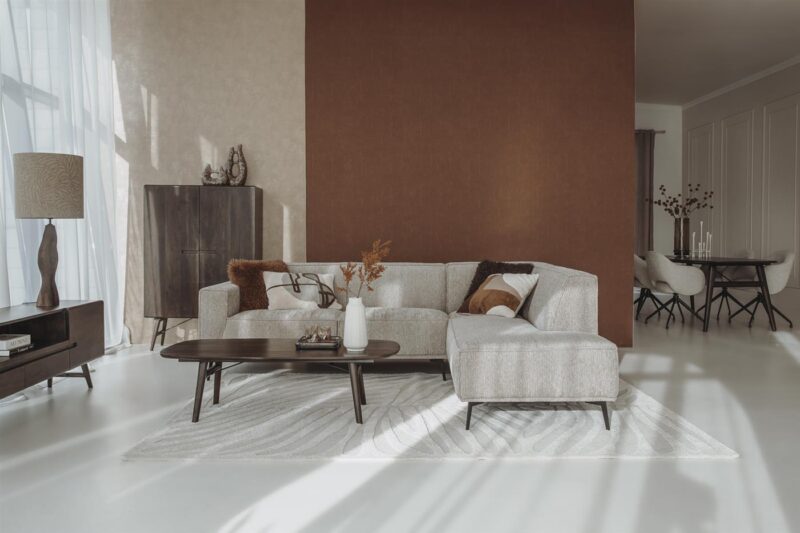 Hoogte van de Aura opbergkast espresso 100 cm, bruin acacia