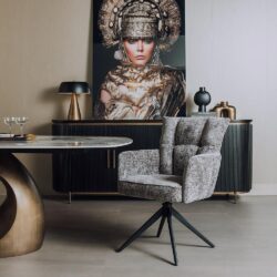 Bardi Armstoel - Haga 16 Charcoal