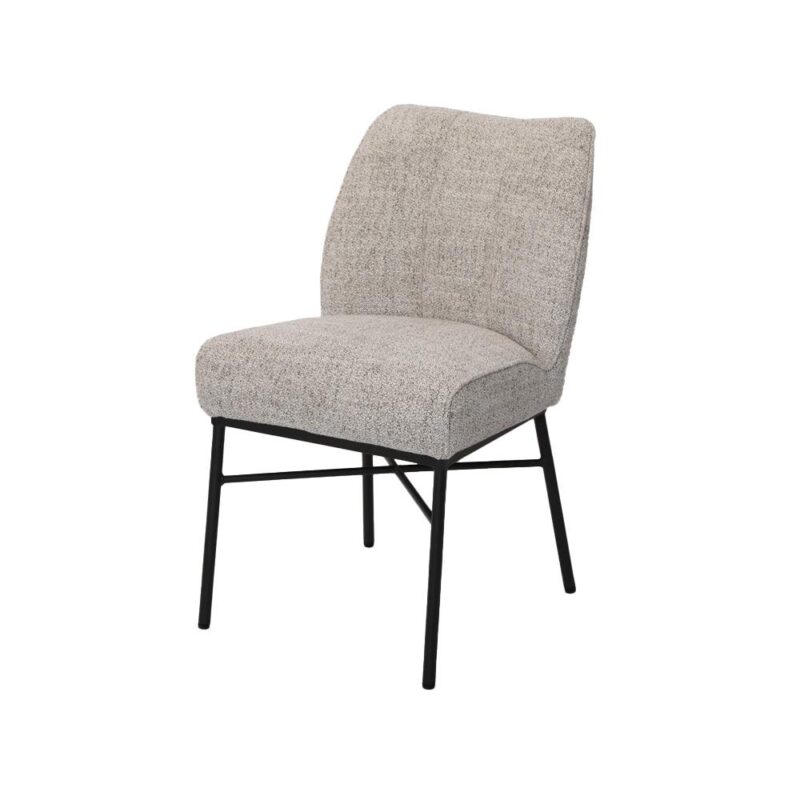 Detail Barzio eetkamerstoel Oasis 91 Bisque frame en zitting