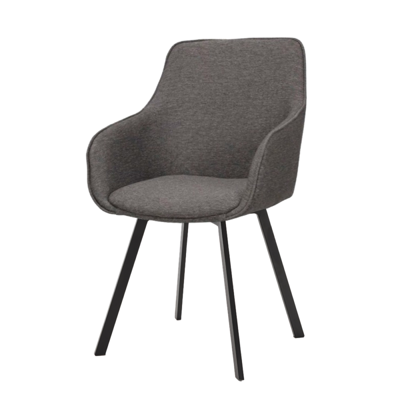 Borgo Armstoel - Bjorn 19 antracite (draaibaar)