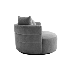Bolza fauteuil Trenza 9 stone grijs in interieur