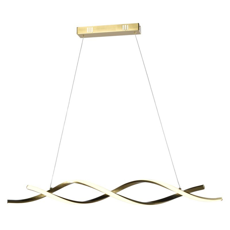 Hanglamp Lorine brushed gold