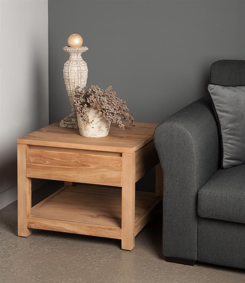 Corona Bijzettafel vierkant 60 cm