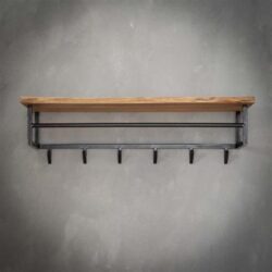 Kapstok Edge roede en hoedenplank 6 haken