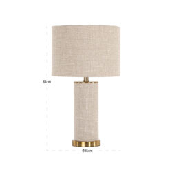 Tafellamp Joline beige