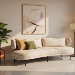 Eetkamerbank Lisa van HE design leverbaar ovaal en in rechte vorm