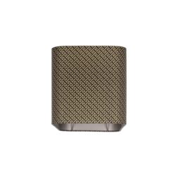 Lampenkap Geo black rectangular