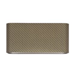 Lampenkap Geo black rectangular