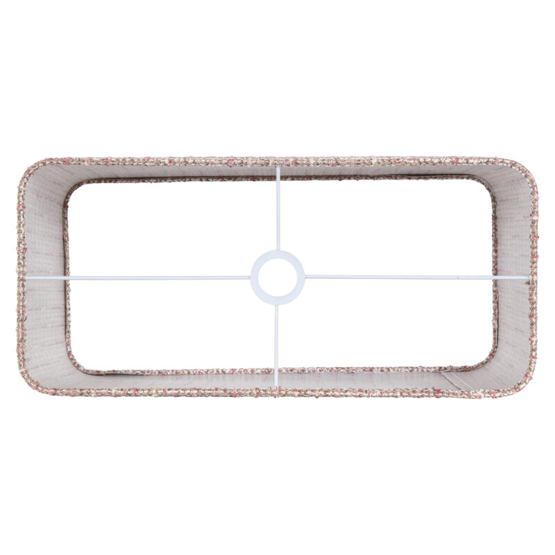 Lampenkap Live trendy rose rectangle large