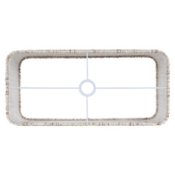 Lampenkap Filou cream coco rectangle large