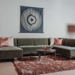 Leeds Chaise L - 2 5 - Ottoman R - City 355 Bottle Green