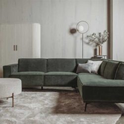 Leeds 2 5-AL + Ottoman R - City 355 Bottle Green