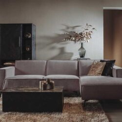 Leeds 2 5-AL + Chaise R - City 453 Moss Grey