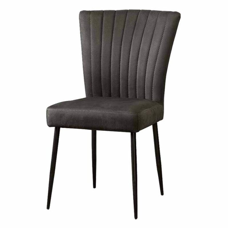 Toledo Stoel - fabric Savannah anthracite