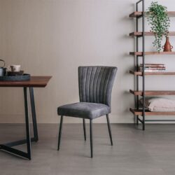 Toledo Stoel - fabric Savannah anthracite