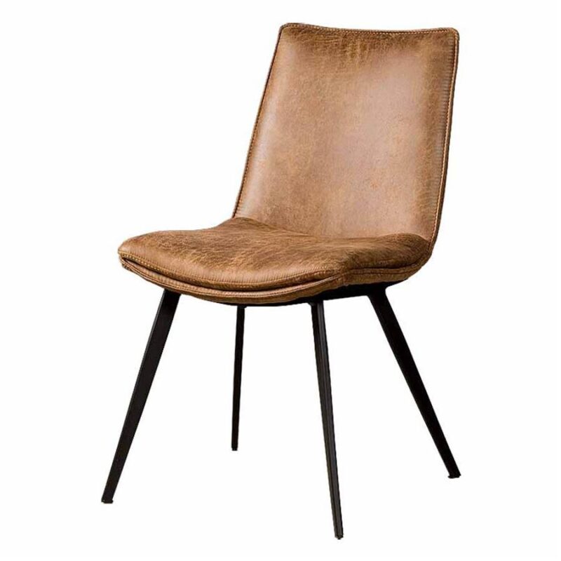 Pamplona Stoel - fabric Cognac