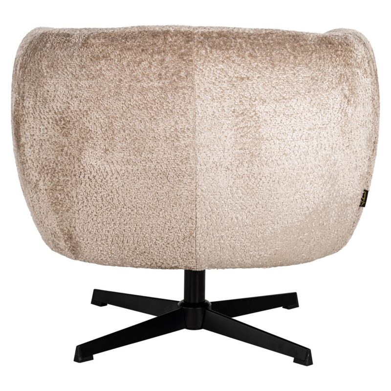 Lounge stoel Estelle sheep natural swivel