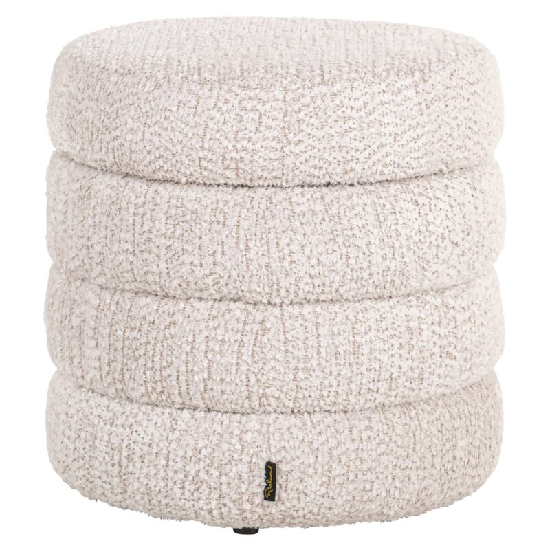 Poef & Voetenbank Adele lovely cream